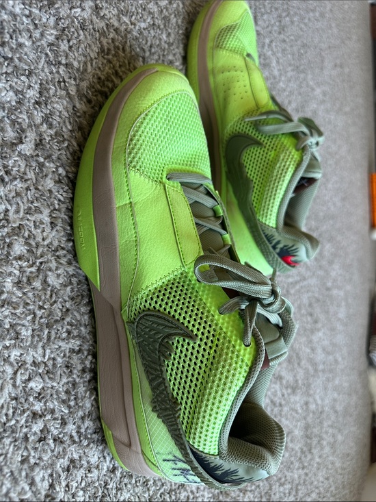 Nike Ja 1 Halloween Lime Blast basketball shoes.